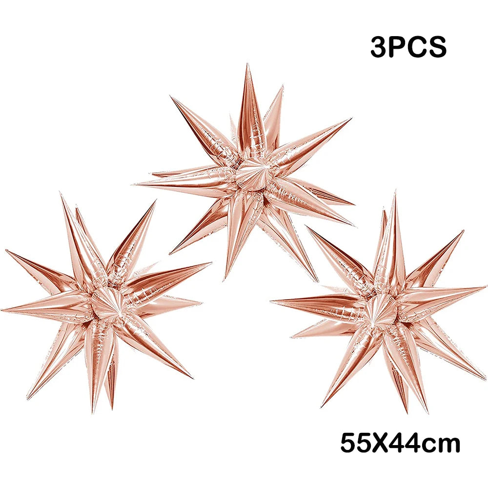 Opblaasbaar Kerst ornament snoepstok en ster decoratie in rood en groen