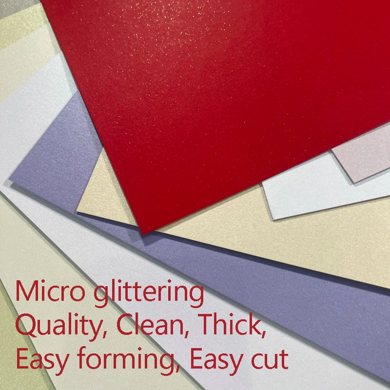 25 kleuren glanzend knutselpapier A5 - 250g voor DIY & scrapbooking