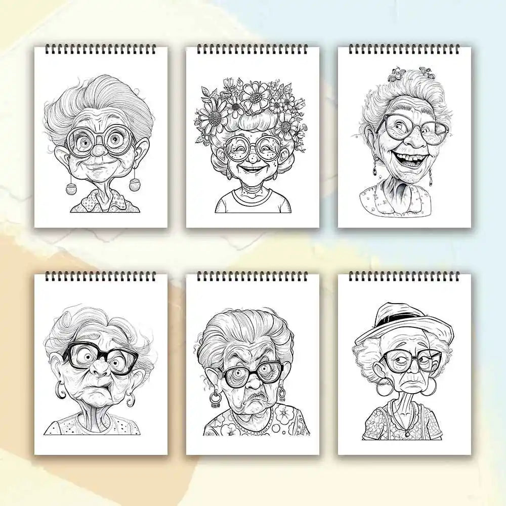 Kleurboek voor volwassenen – 30 Pagina’s met Humor & Ontspanning