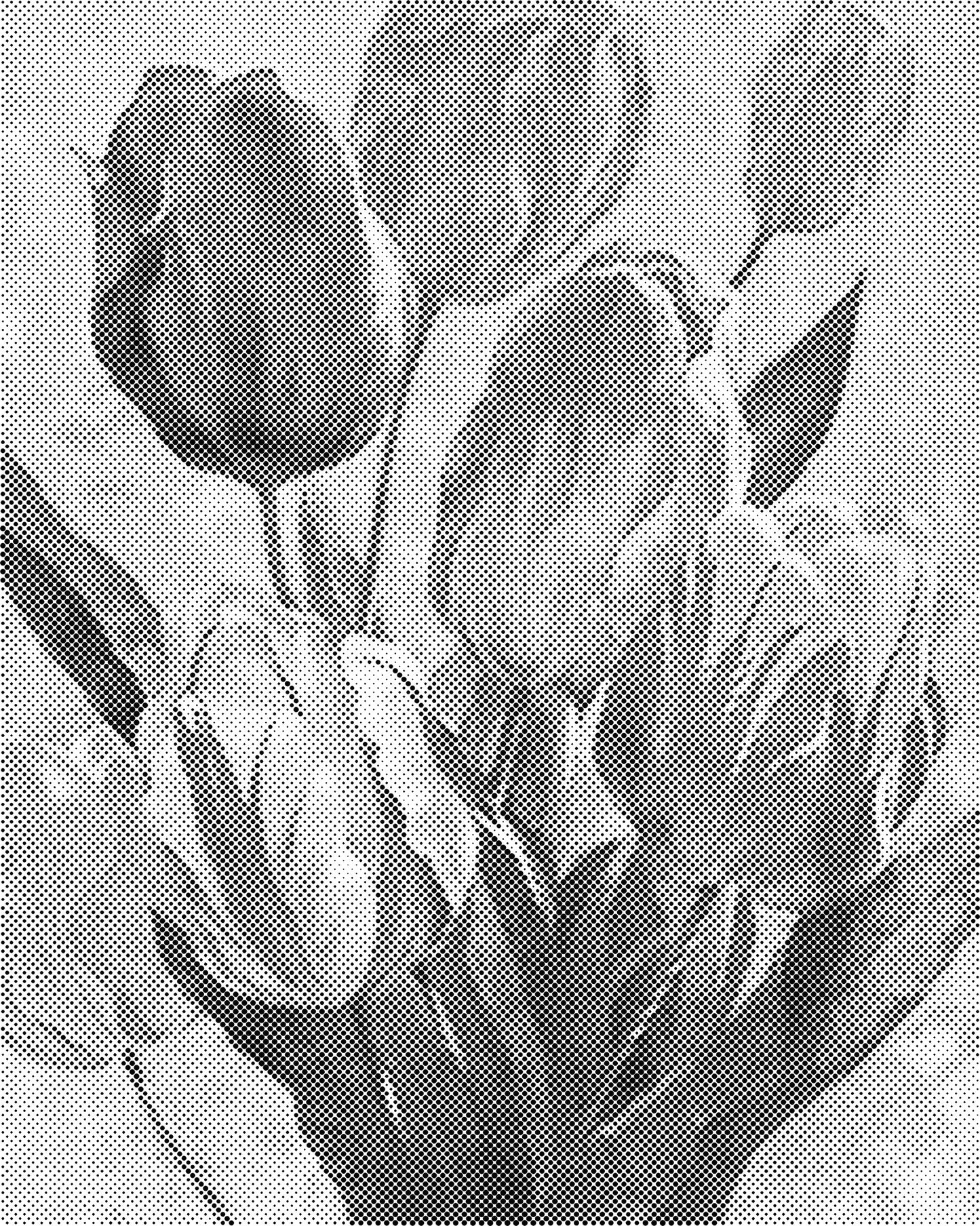 DOT Painting 40x50cm - Bloemen en Planten in Één Kleur