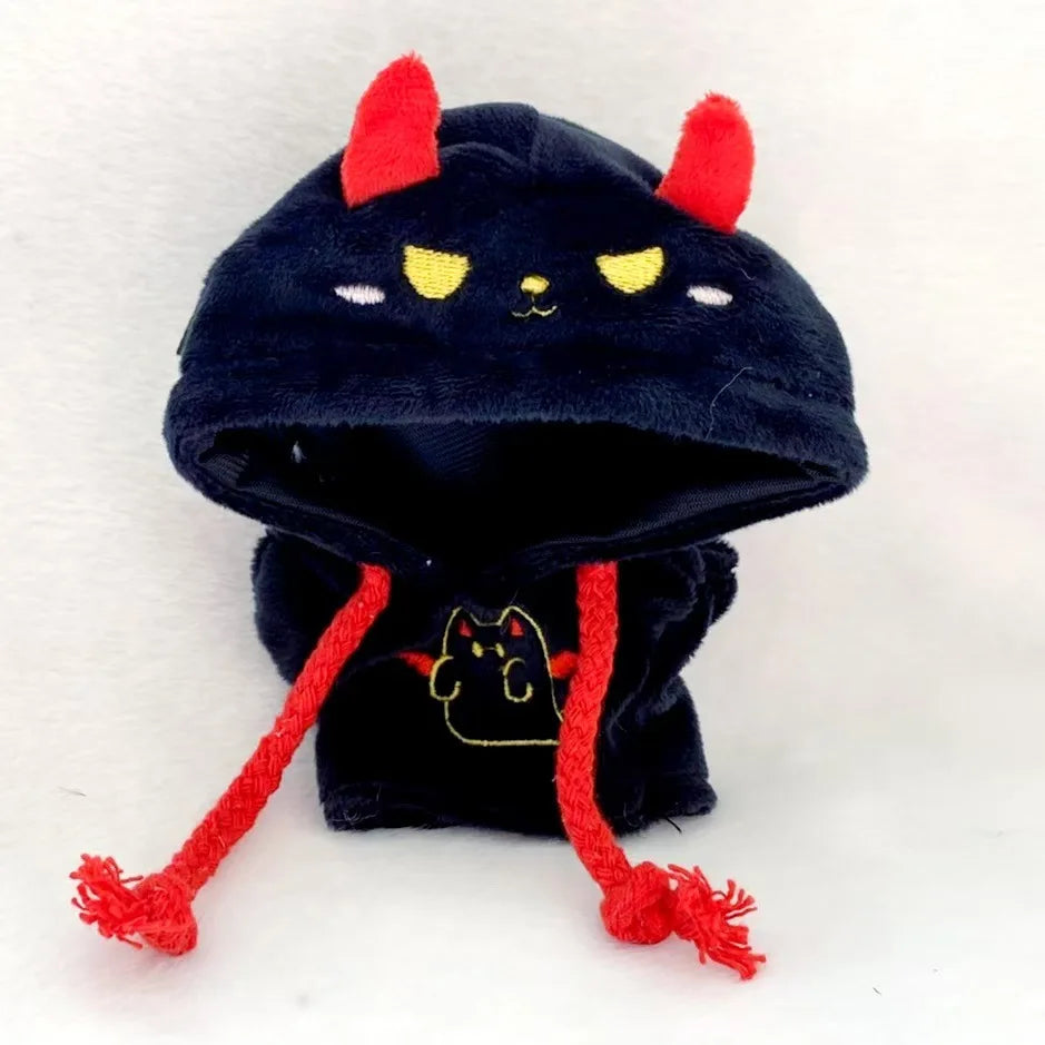 Kleding voor Labubu poppen – Halloween hoodie met vleermuis & Kpop stijl