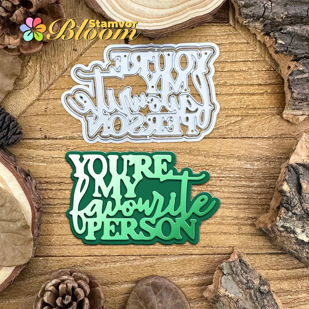 Metalen snijmal voor Kaarten maken en Scrapbook YOU'RE MY FAVORITE