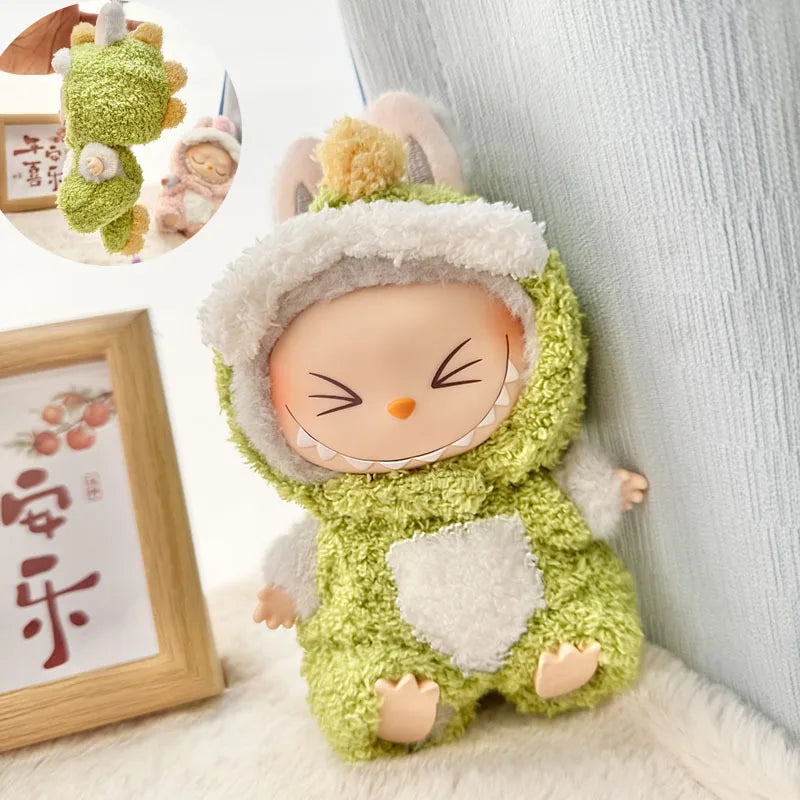 Kleding voor Labubu poppen – Outfit set voor 15/17 cm knuffelpoppen