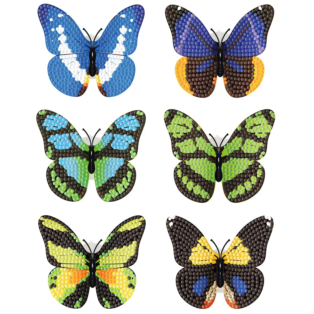 Diamond Painting Sticker set Vlinders - Creatieve Mozaïek Decoratie Set - QCHDD02