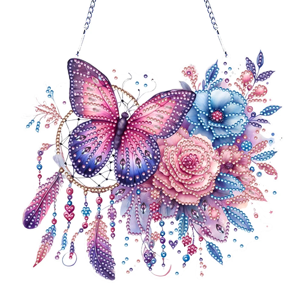 Diamond Painting Hangend ornament Acryl Dieren voor Raam en Tuin - LMT106