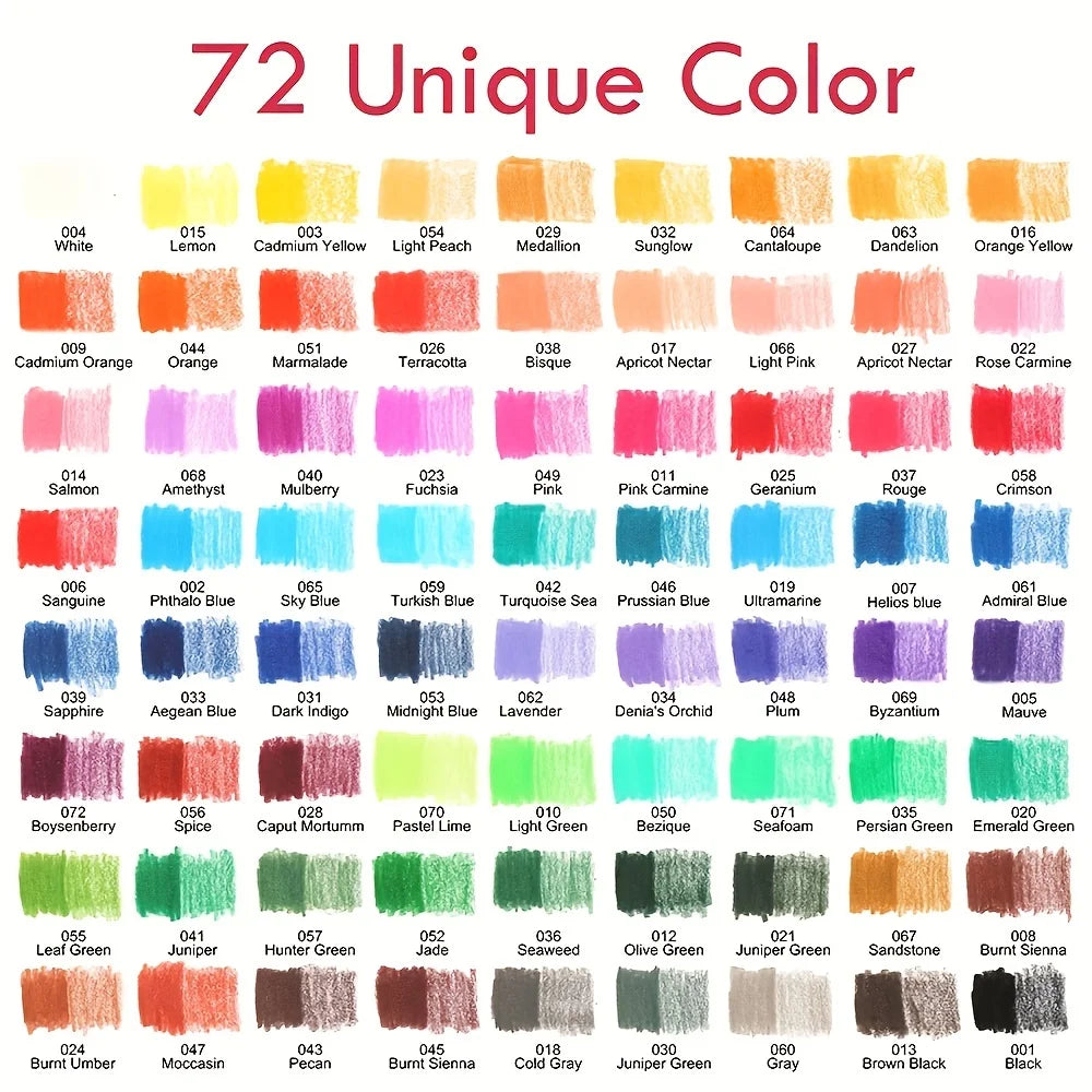 Kleurpotloden set 96-delig – inclusief schetsboek en accessoires