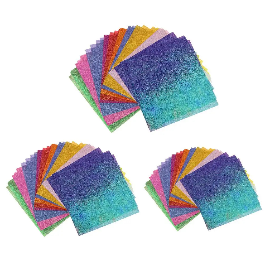 50 Vellen Parelmoer Origamipapier – Kleurrijk en Creatief