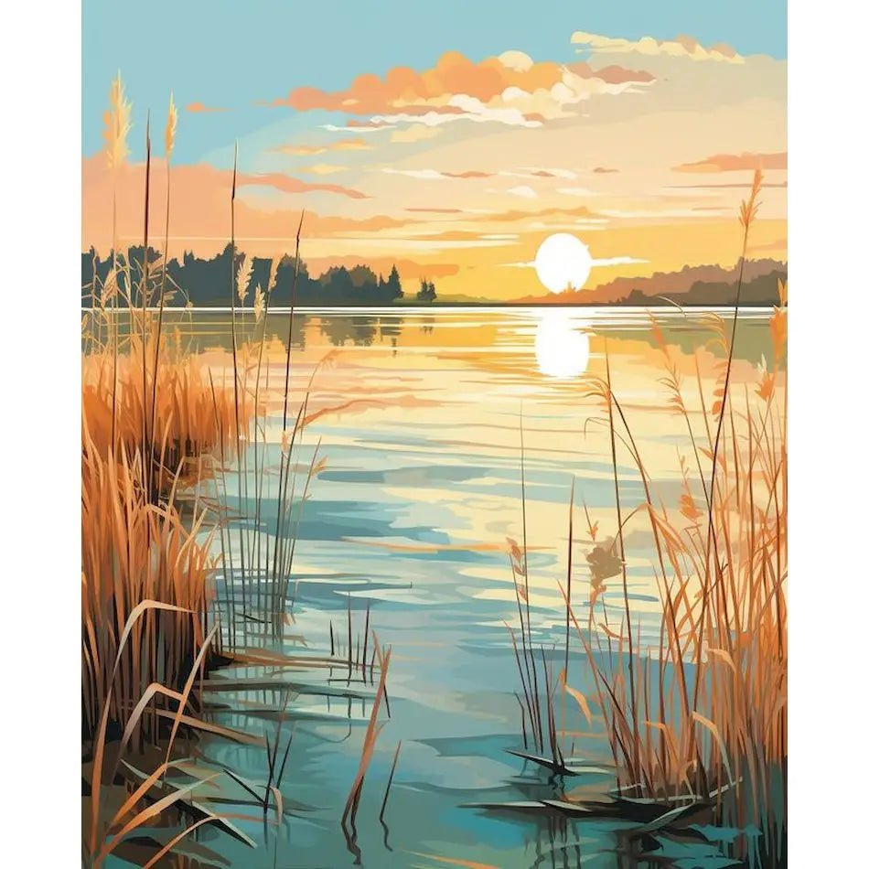 Schilderen op nummer Landschappen - Prachtige landschappen in diverse ontwerpen