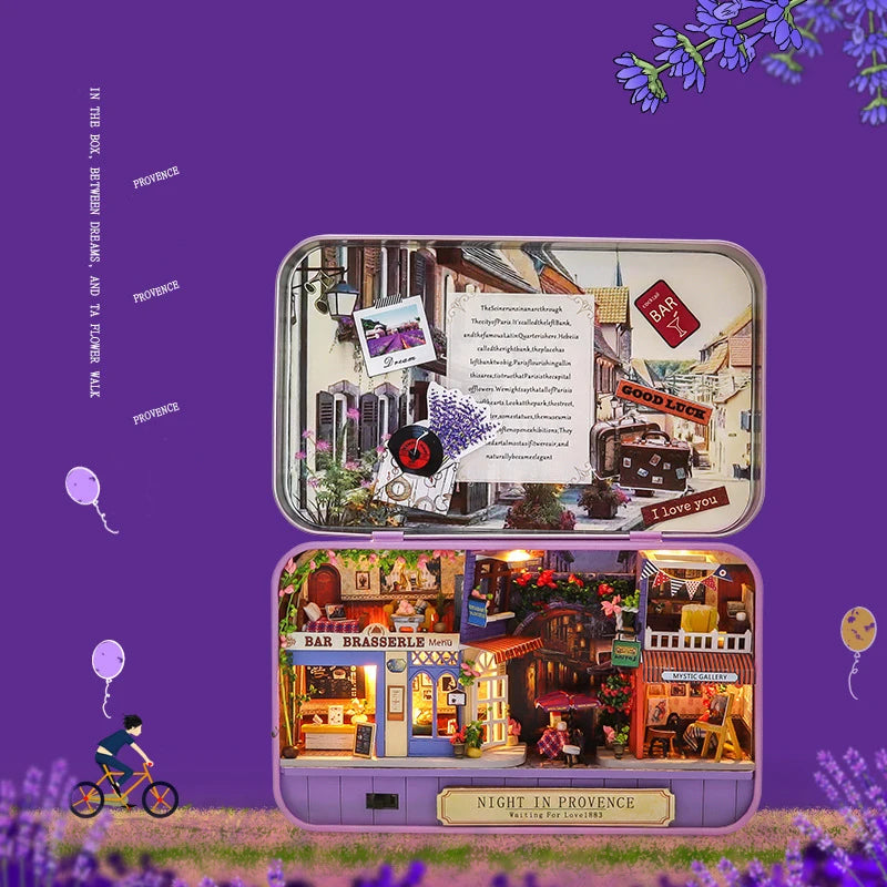 Zelfbouw Miniatuurhuisje in Theaterdoos – Creatieve Bouwset