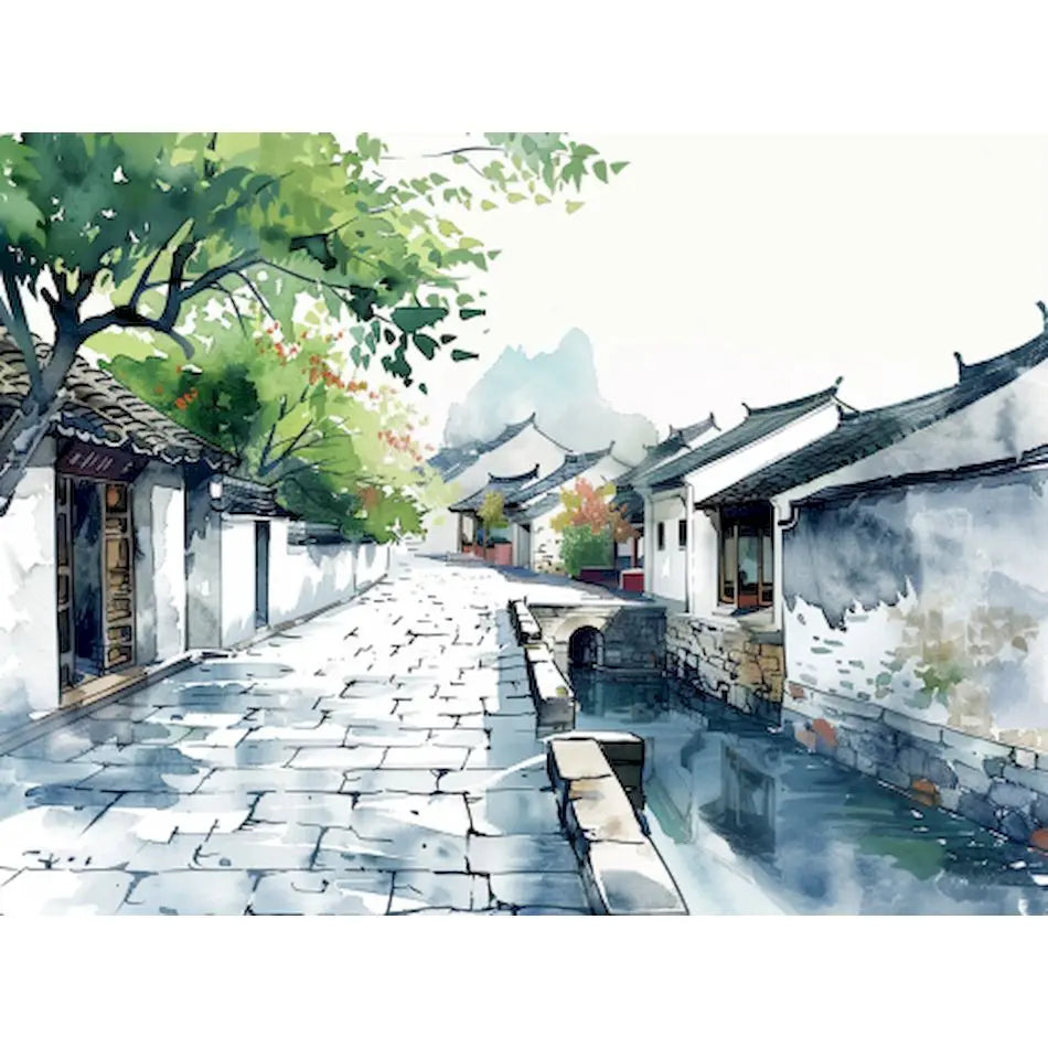 Schilderen op nummer - Diverse landschappen (keuze uit 15 afbeeldingen)