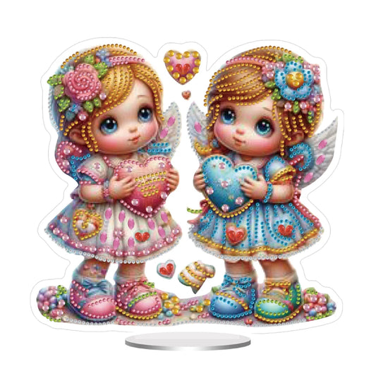 Diamond Painting Tafelornament Koraal Parel Acryl Tafeldecoratie - Kinderen