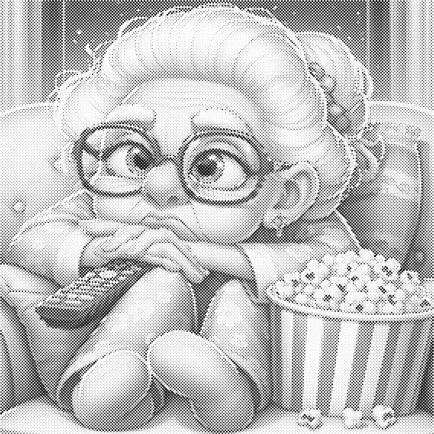 DOT Painting - Gekke Oma's (40x40cm t/m 60x60cm) – Met of zonder stiften