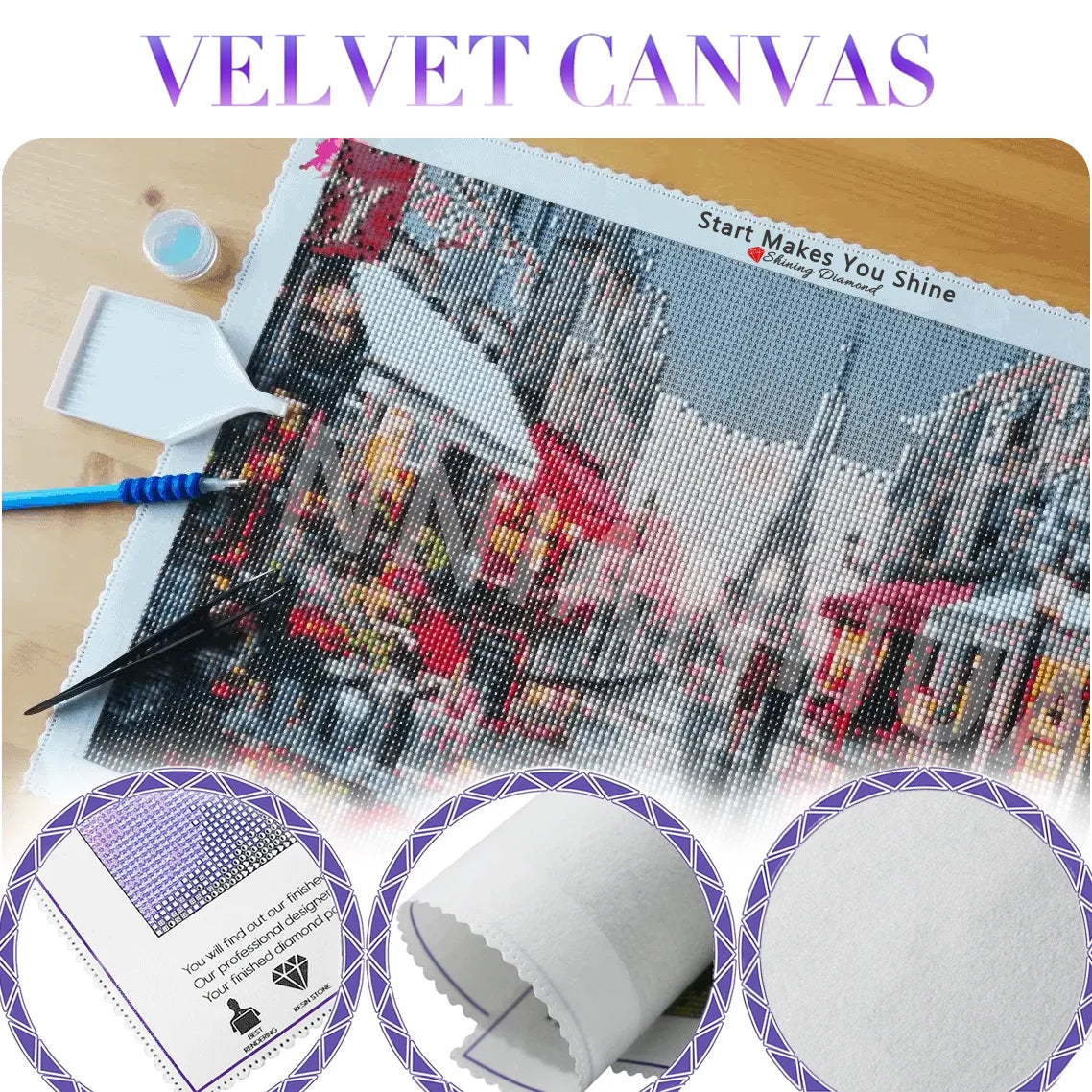 AB Diamond Painting met Fairy dust steentjes – Berg & Waterval