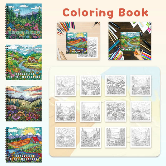 Kleurboek voor volwassenen – Veldstijl met 30 kleurplaten