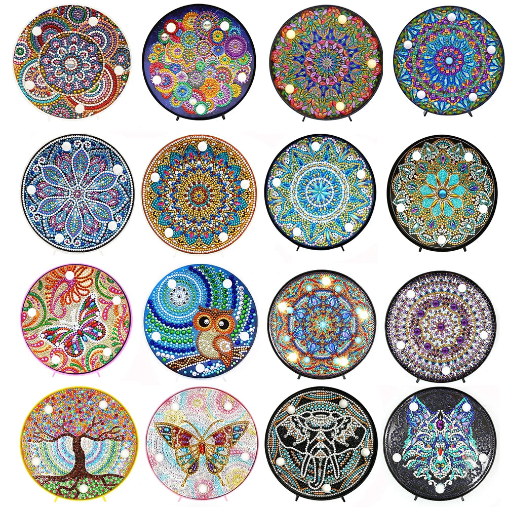 Diamond Painting Lamp Mandala LED Sfeerverlichting