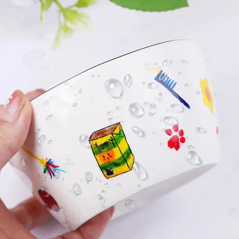 Stiften set acrylverfmarkers voor keramiek, glas, hout en steen