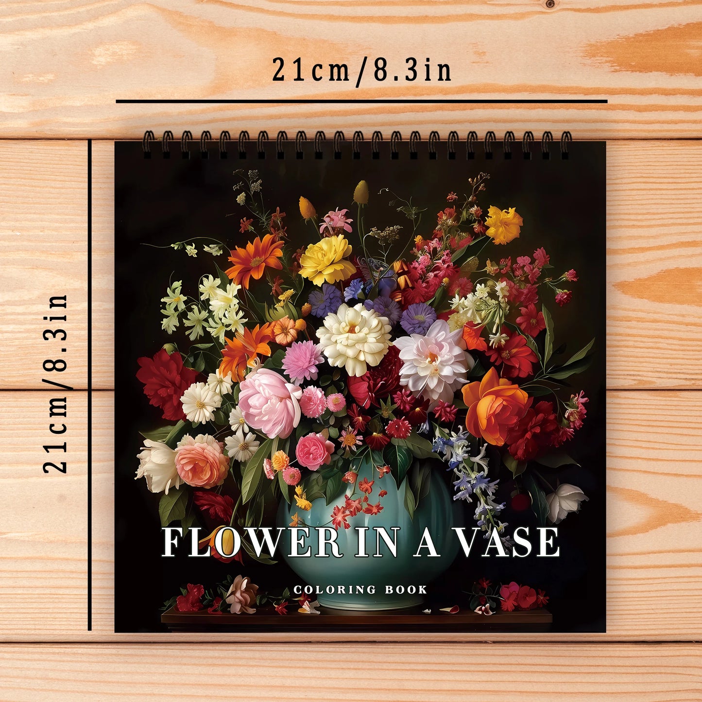 Kleurboek voor volwassenen en tieners – Spiraalontwerp met dik papier voor ontspanning en creativiteit