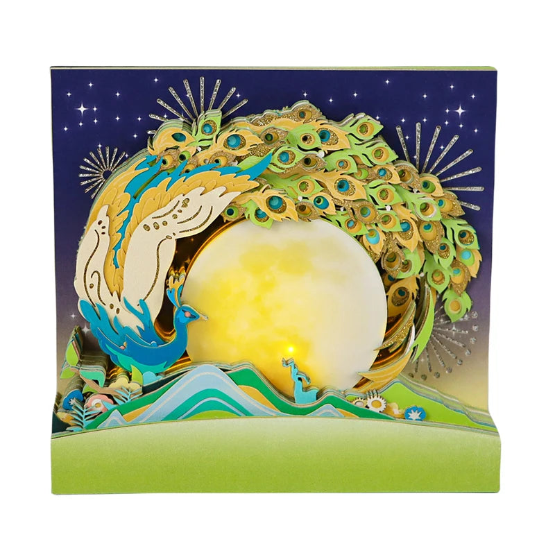 3D Papier Sculptuur Notitieblok / Scheurkalender Decoratie voor Feestdagen en Cadeaus