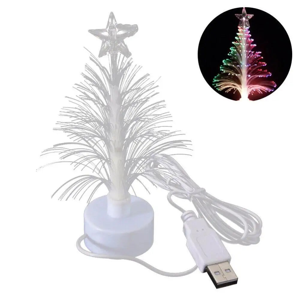 Kerst lamp mini LED kerstboom met kleurverandering en USB aansluiting