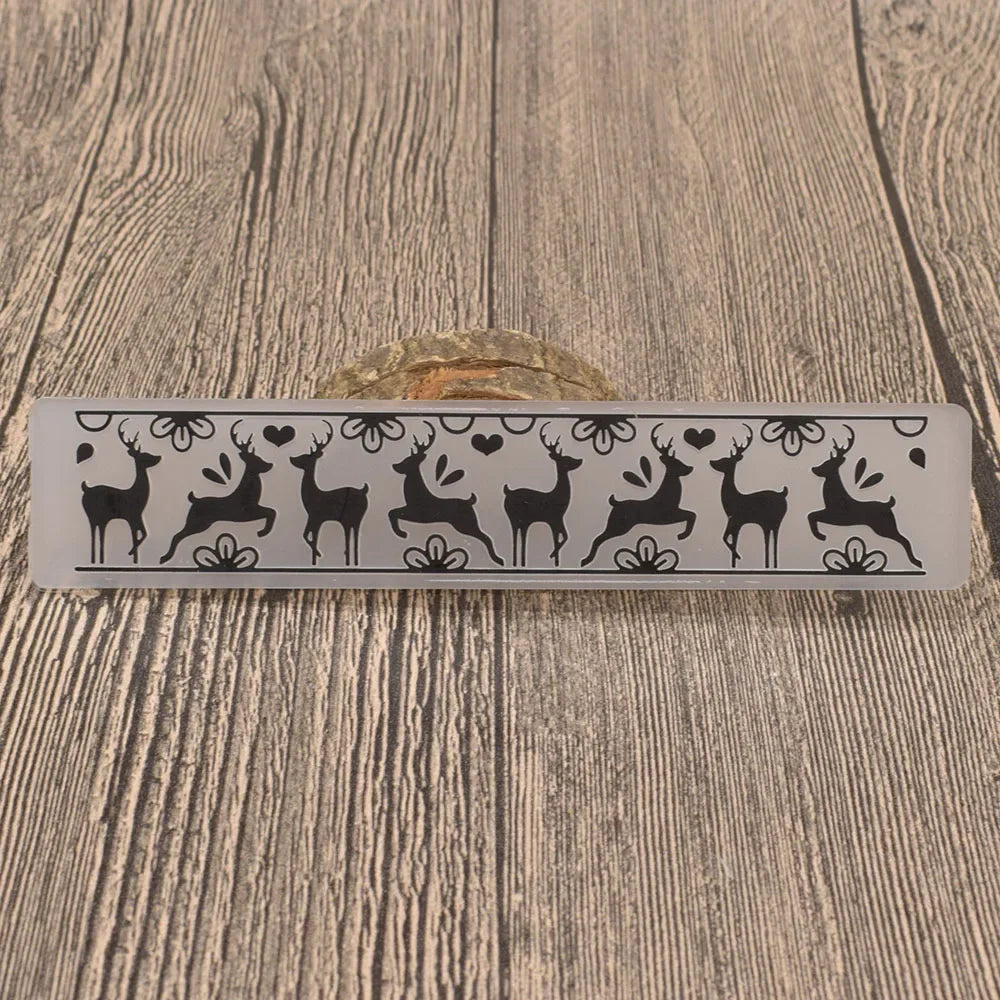 Embossing folder stencil template voor scrapbooking en kaartdecoratie - Rendier