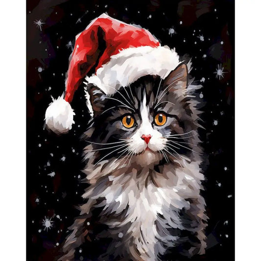 Schilderen op nummer Kerst Dieren met Acrylverf en Lijst (optioneel) - 9962878