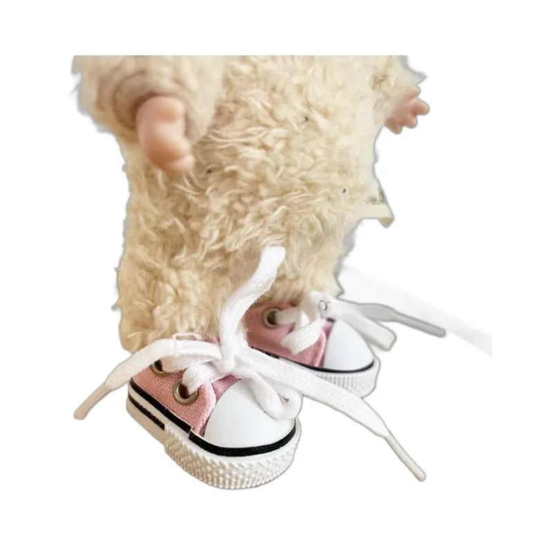 Kleding voor Labubu poppen – Sneakers & accessoires voor 17cm poppen