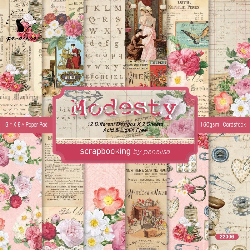 12 vellen scrapbook papier – Achtergrondpapier voor knutselen