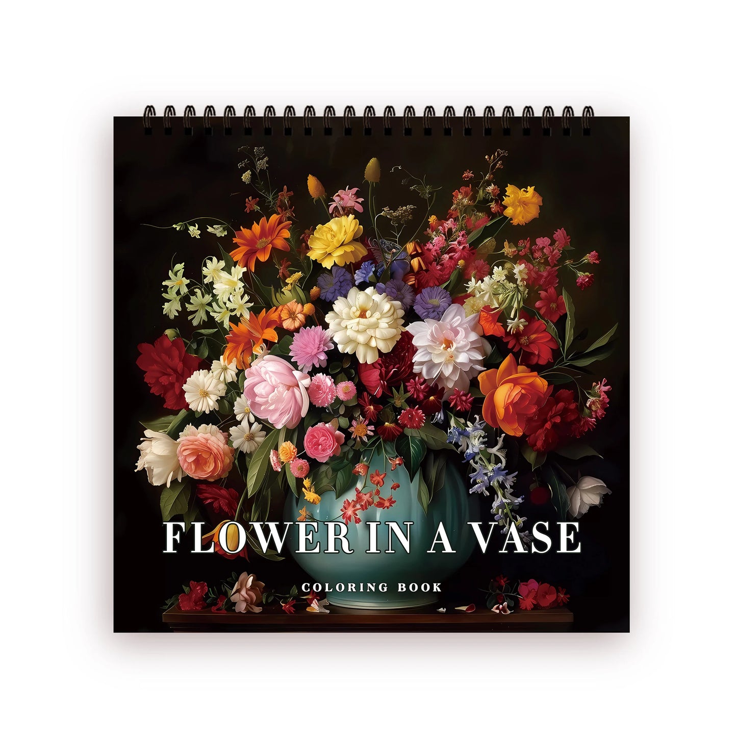 Kleurboek voor volwassenen en tieners – Spiraalontwerp met dik papier voor ontspanning en creativiteit