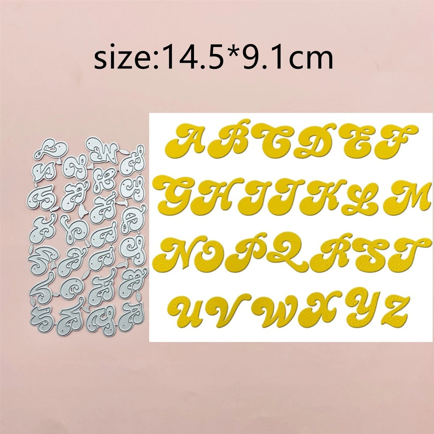 Metalen snijmal Bloem Letter voor scrapbooking en kaarten