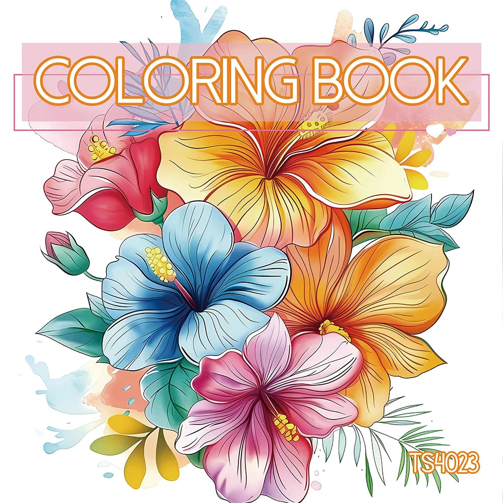 Kleurboek voor volwassenen & tieners – 30 vellen dik papier (21x21 cm)