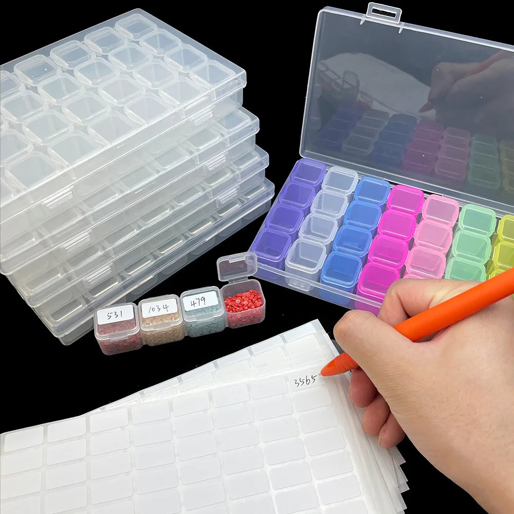 Diamond Painting Sorteerdoos met tools - 28 vakjes