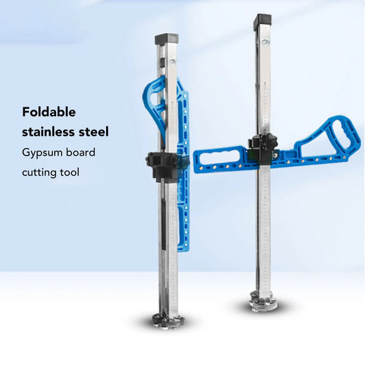 Gipsplaat snijder opvouwbaar met verstelbaar mes 2 tot 60 cm – draagbaar gipsplaat snijgereedschap