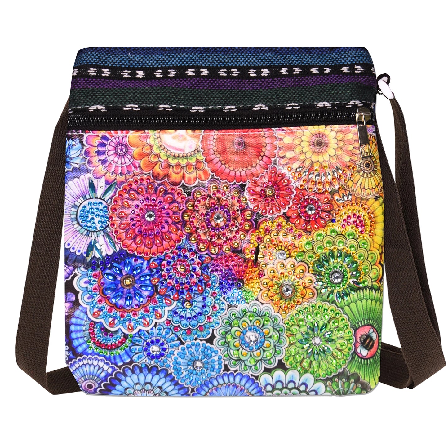 Diamond Painting Tas Mandala Schoudertas met Rits en Hengsel