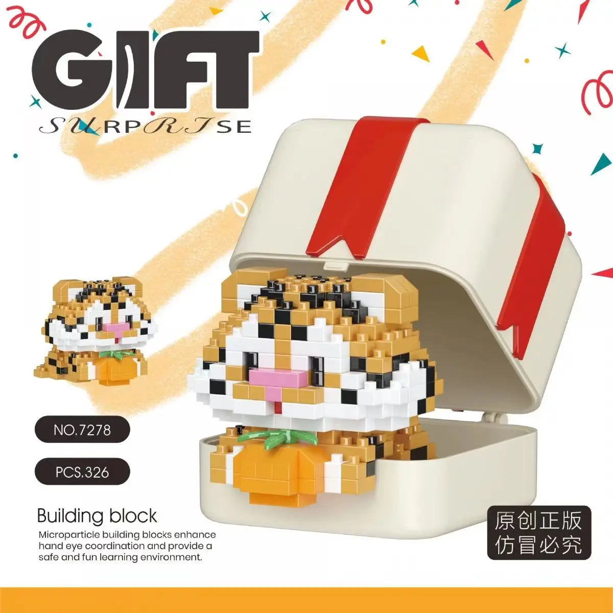 Bouwpakket dieren - Kleine dieren bouwset cadeaudoos