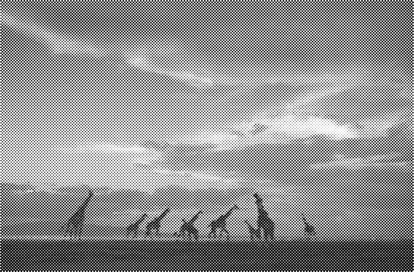 DOT Painting Dieren - (Paarden, Giraf, Vogels) - Verkrijgbaar in 40x60cm, 50x75cm, 60x90cm