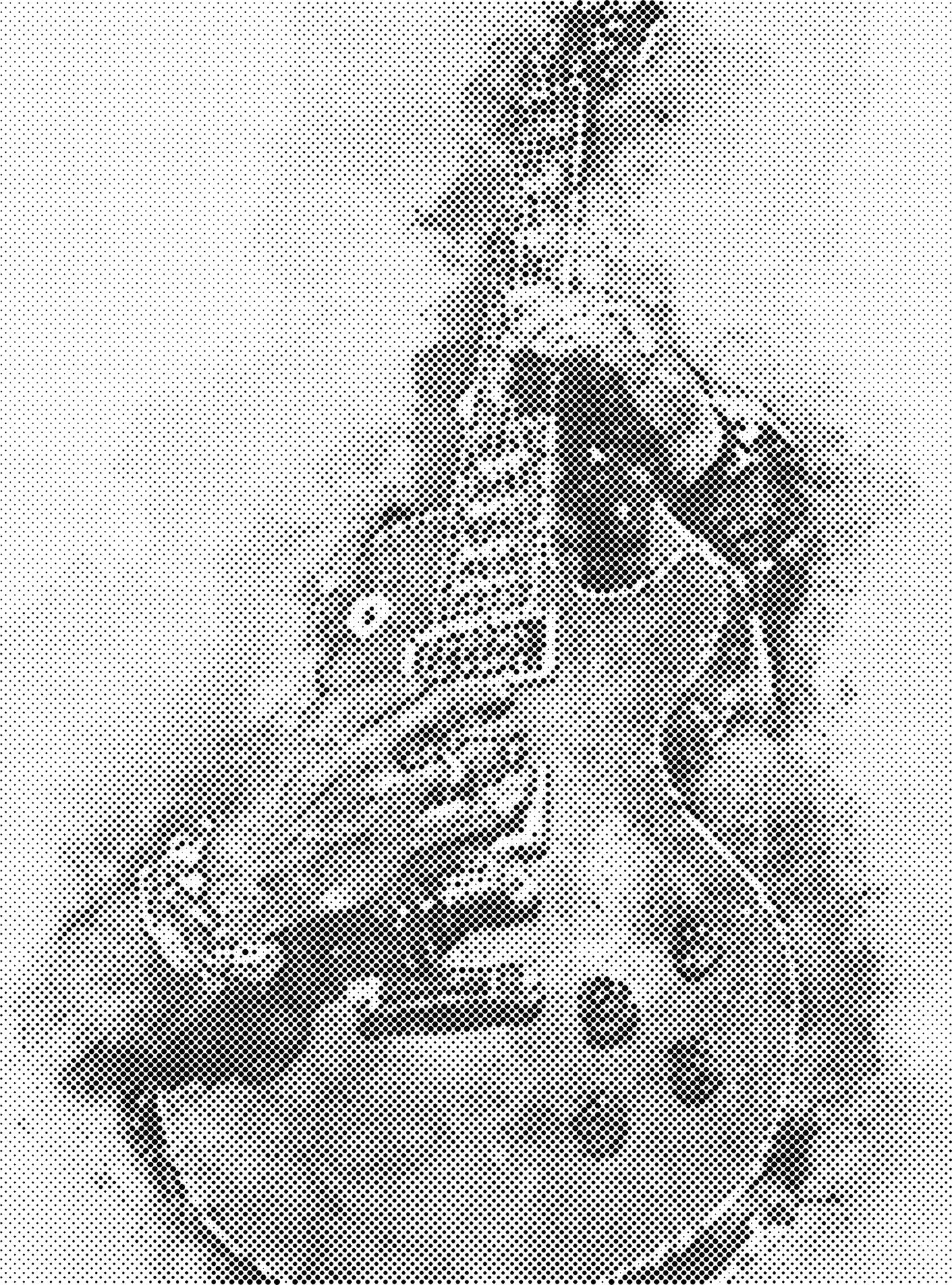 DOT Painting Abstract en Aap Noot Mies - Keuze uit 30x40cm, 45x60cm of 60x80cm