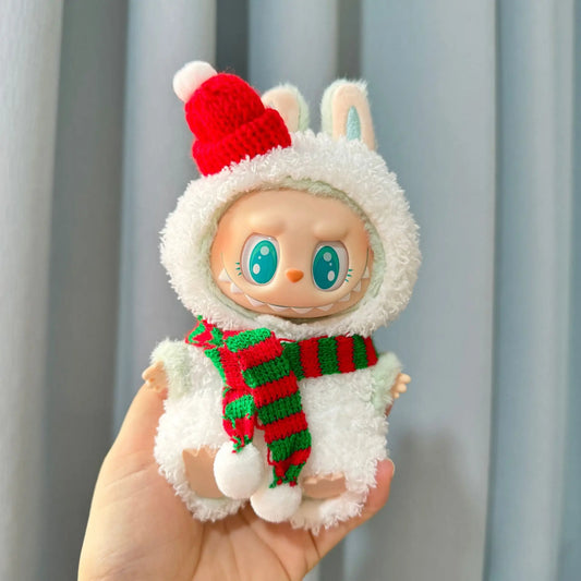 Kleding voor Labubu poppen – Outfit set voor 15/17 cm knuffelpoppen