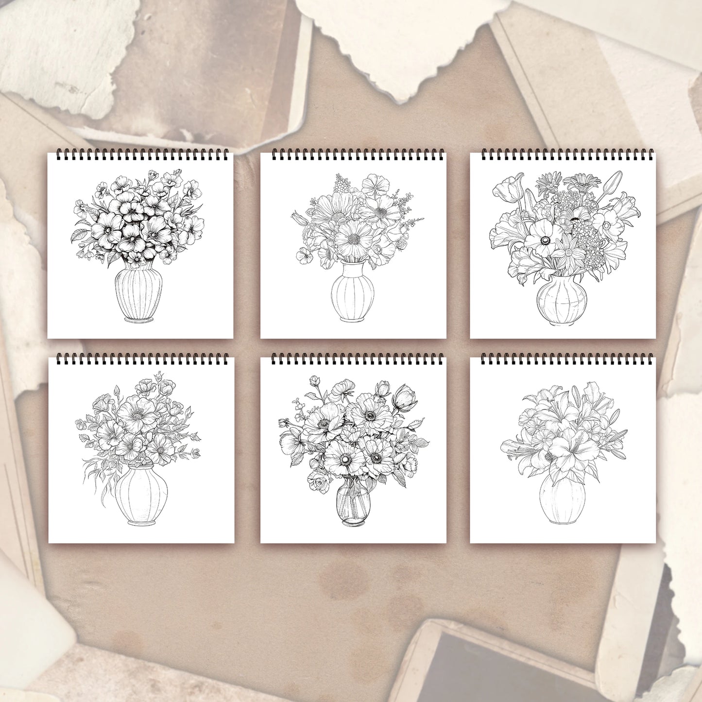 Kleurboek voor volwassenen en tieners – Spiraalontwerp met dik papier voor ontspanning en creativiteit