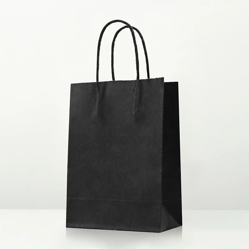 Kerst cadeau verpakking kraft papieren tas – herbruikbare geschenk- en shopper zakken