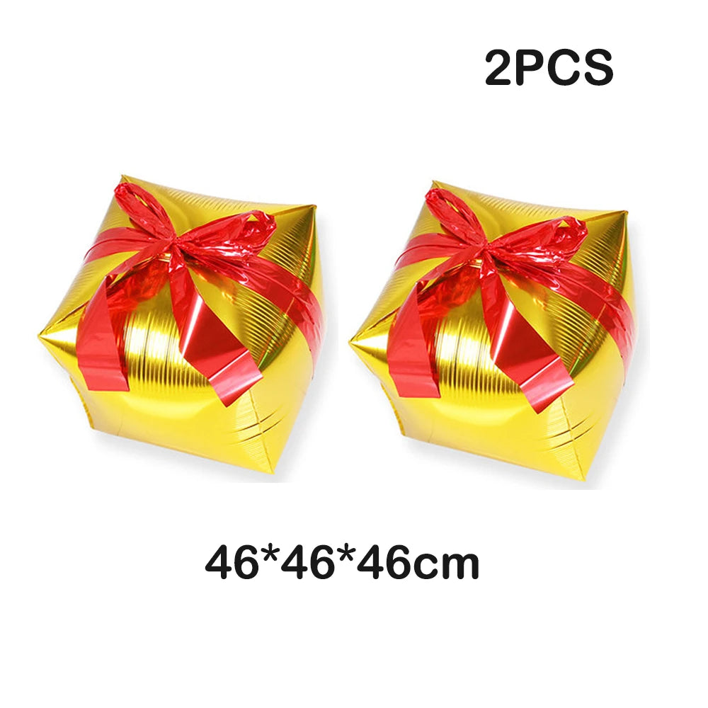 Opblaasbaar Kerst ornament snoepstok en ster decoratie in rood en groen