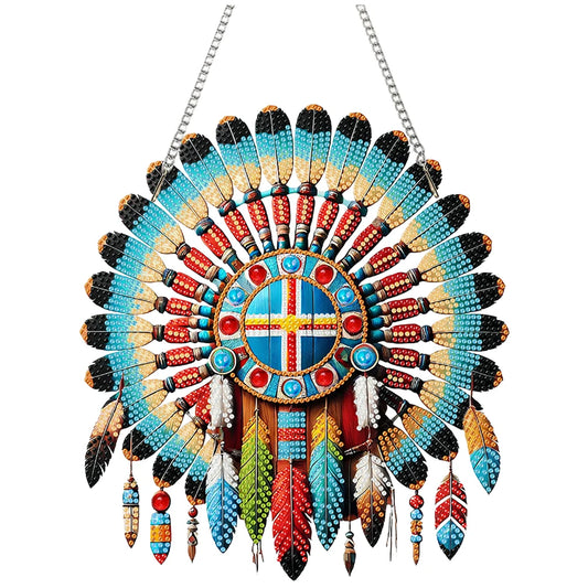 Diamond Painting Hangend Ornament voor Muur en Raam Decoratie - D090