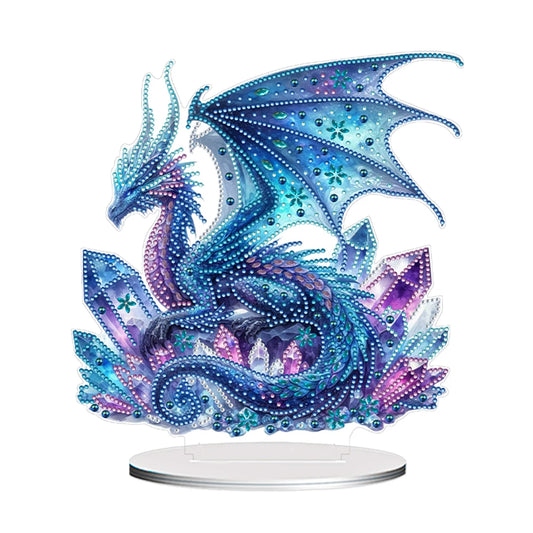 Diamond Painting Tafelornament Acryl Dieren - Draak