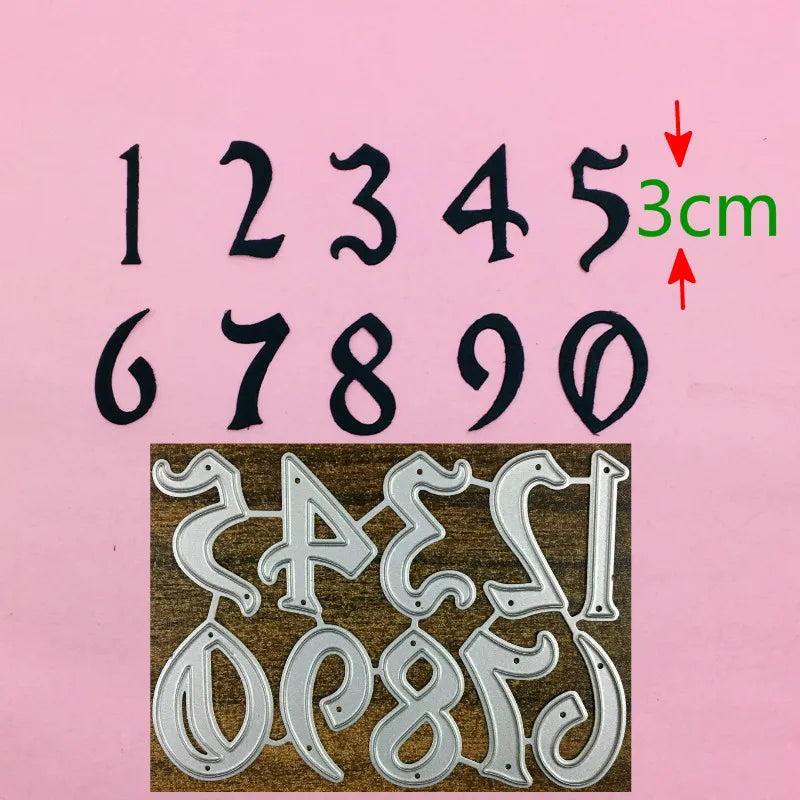 Metalen snijmal Bloem Letter voor scrapbooking en kaarten