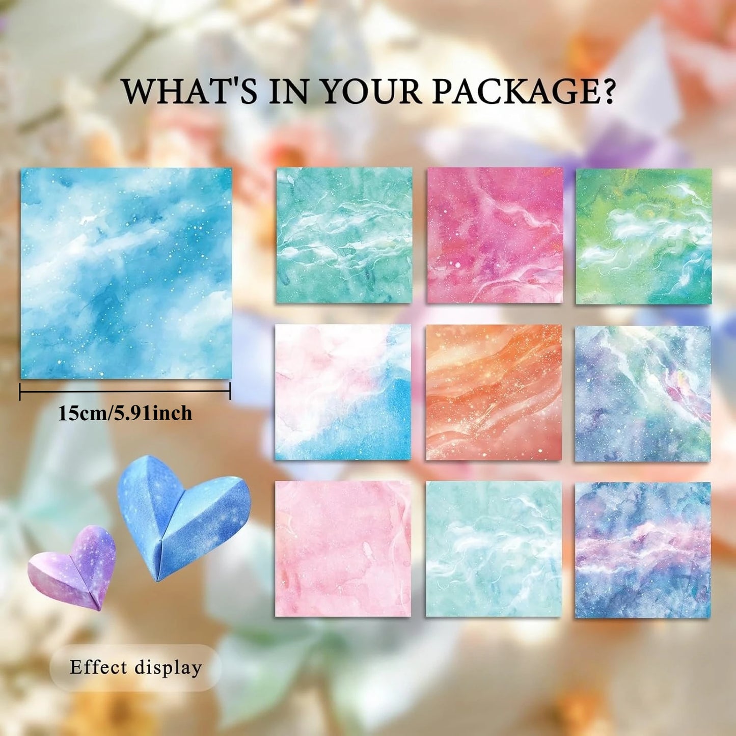 Papier voor kaarten maken en scrapbook – Dubbelzijdig origami papier