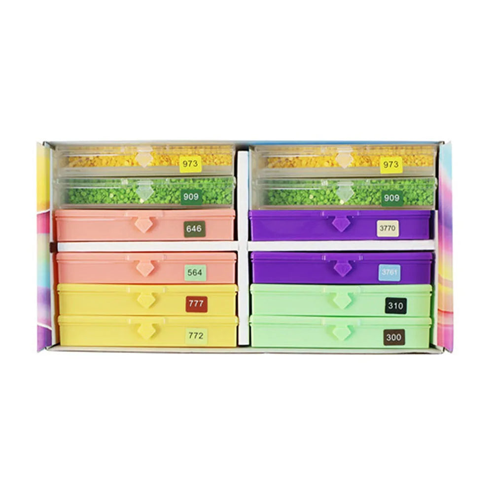 Diamond Painting Sorteerdoos met handige opbergtray voor steentjes