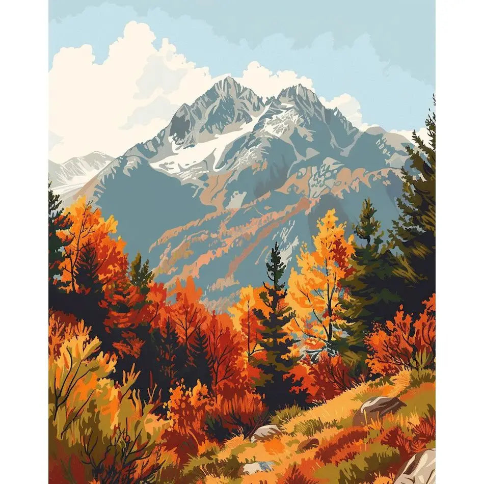 Diamond Painting Landschap ronde of vierkante steentjes Bosdecor - DZDP73698