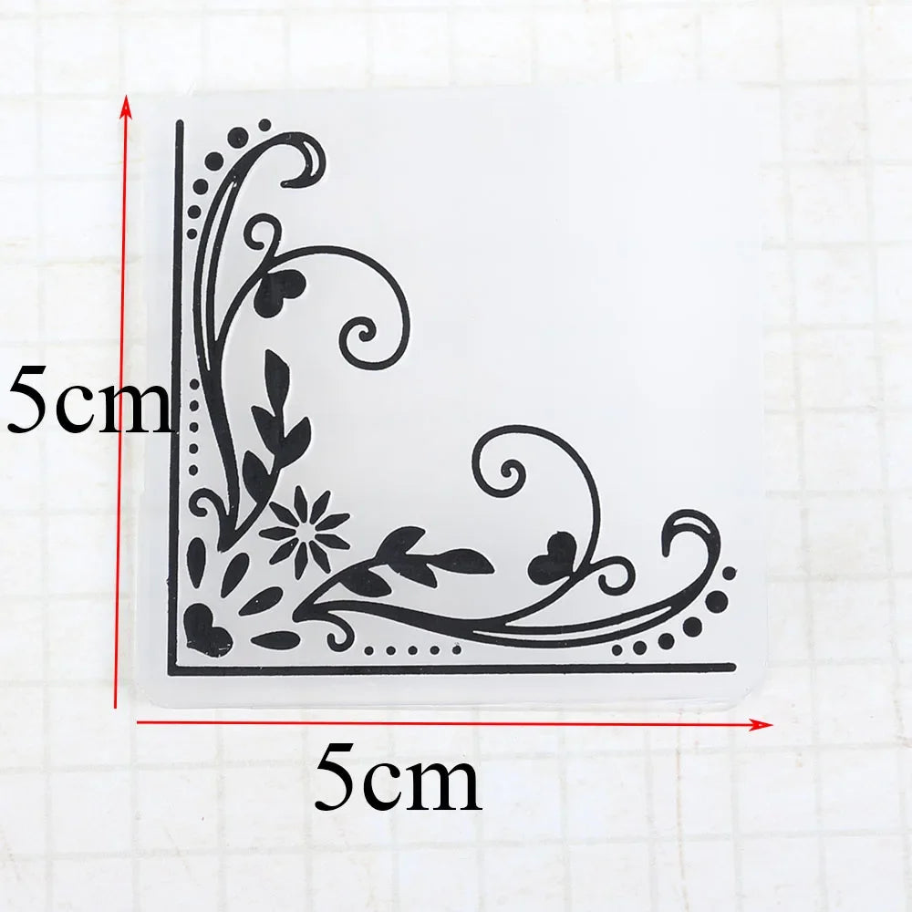 Embossing folder ster patroon voor scrapbooking en kaarten 14,8×10,4 cm