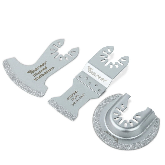 Vearter diamant zaagblad voor precisie voegverwijdering – oscillerend multitool mes (3 stuks)