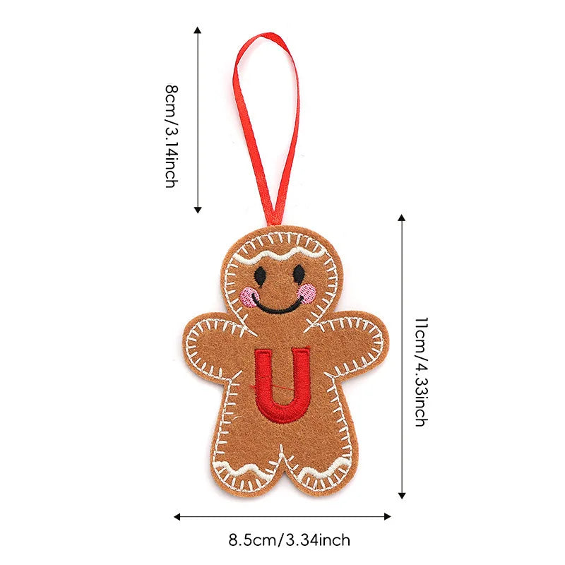 Kerst ornament voor in Kerstboom – Schattige Peperkoekpop Hanger voor Feestelijke Decoratie