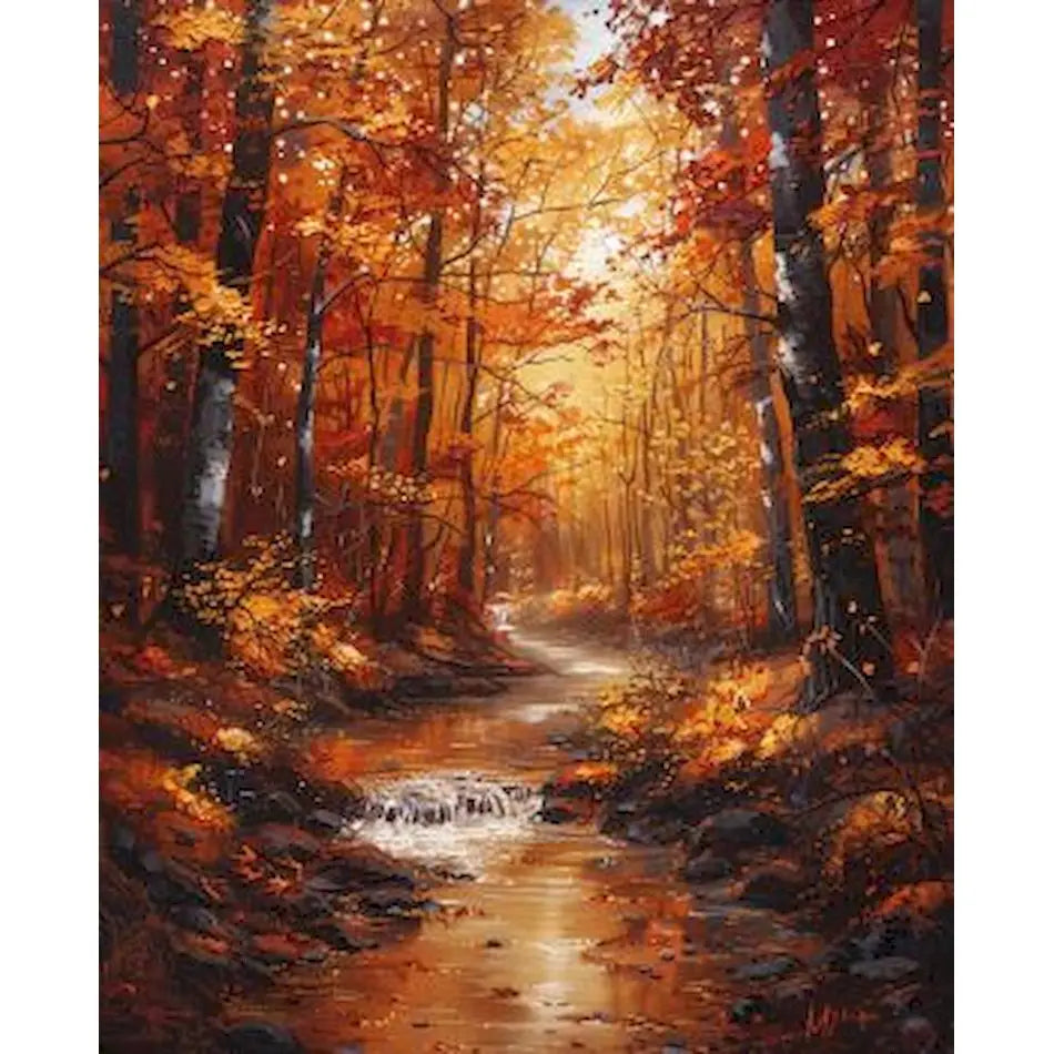 Diamond Painting Landschap ronde of vierkante steentjes Bosdecor - DZDP76036